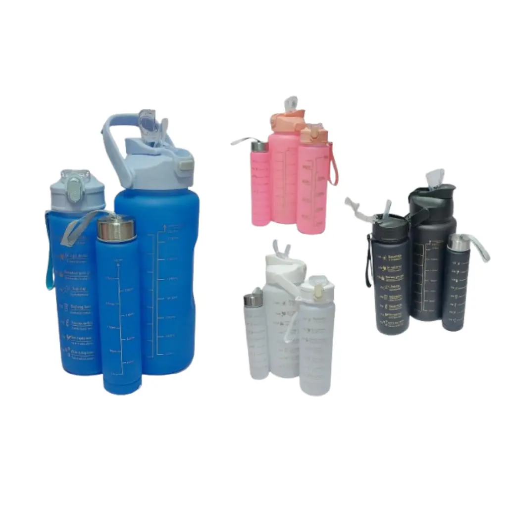 Botellas 3 en 1 plástica