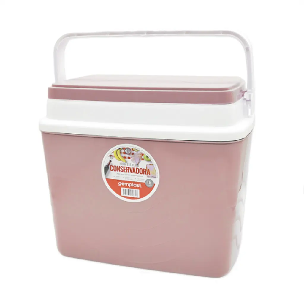 Conservadora 15L Gemplast - Rosa Coral