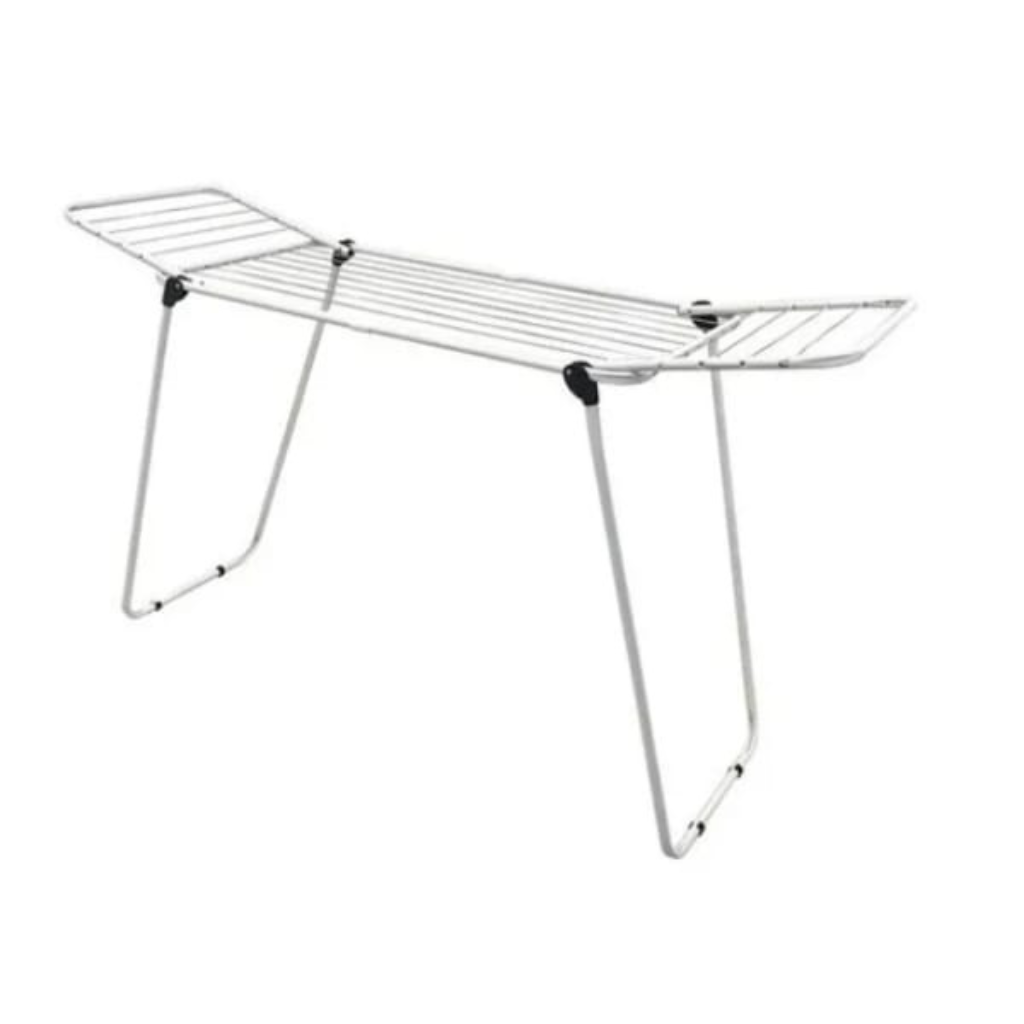 Tender plegable de acero con tiras de soga