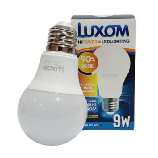 [A60-9W] Lampara Led bulbo 9W - Luxom