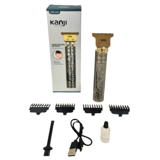 [5692] Cortadora de pelo Kanji Beauty USB dorada