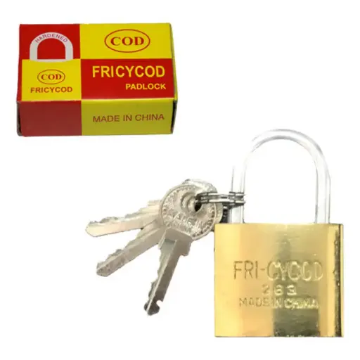 [266] Candado 63MM incluye 3 llaves