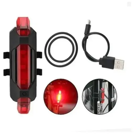 [BN1005] Luz led de bicicleta - Recargable